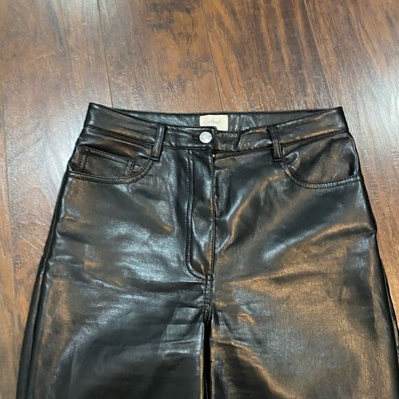 Aritzia Melina Leather pants black - Picture 5 of 7